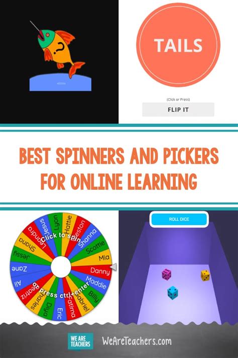 online classroom pickers and spinners.